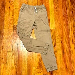 Lands End Kids khaki joggers. 10-12. Great condition.